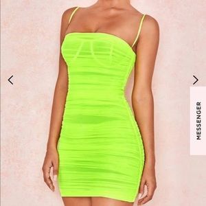 House of CB green corset dress.